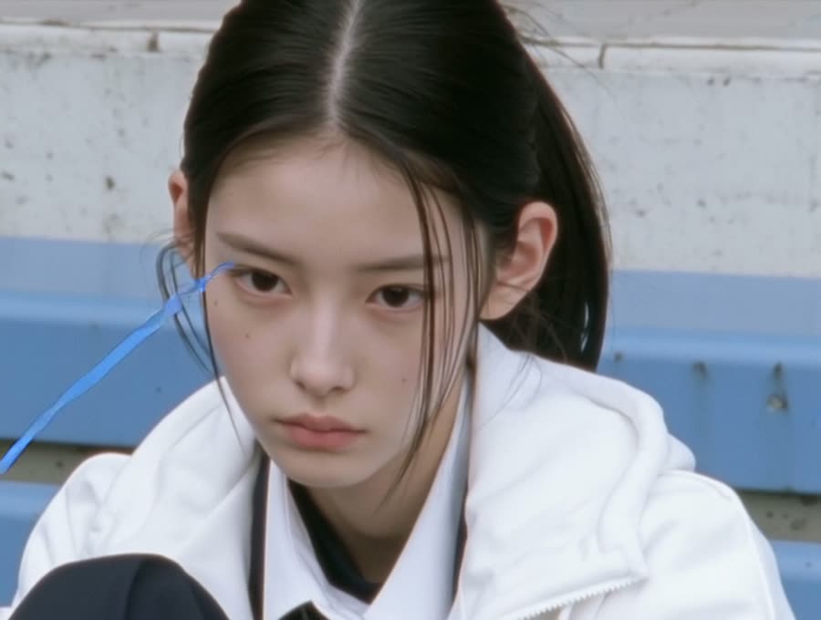 看台少女